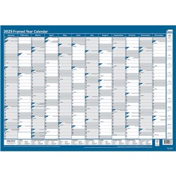 SASCO FRAMED YEAR PLANNER Erasable 500x700mm